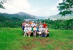 The whole gang on Tahaa (John Beck).